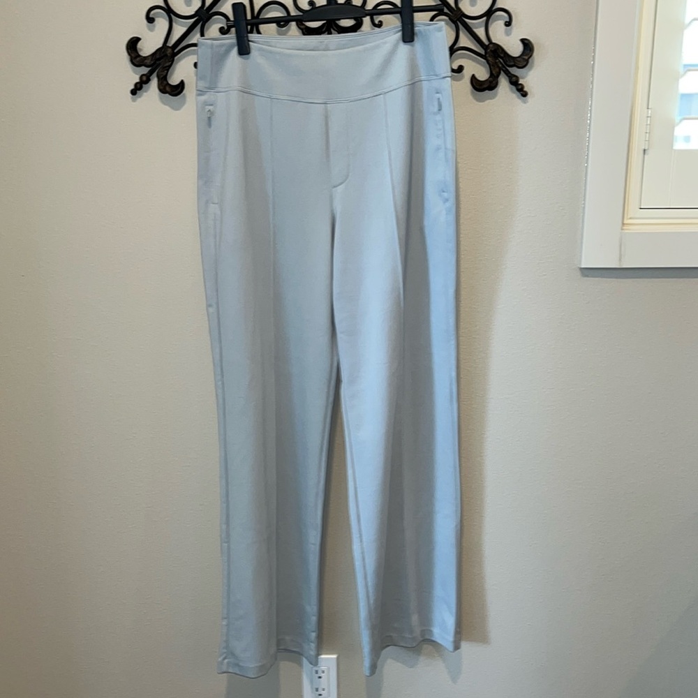 ATHLETA EASTBOUND PANTS PULL ON HIGH RISE SIZE 14 COLOR GRAY